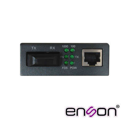 Convertidor De Medios Ens-mc100sc Cobre 1000BASE-T A Fibra Multimodo 1000BASE-SX/LX Hasta 550M Conector Sc