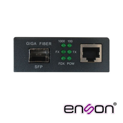 Convertidor De Fibra Ensondc 100 SFP 10/-MC100SFP 10/100/1000 Sfp/utp Parmc100sfp Fuentes De Poder Y Sistemas De Fibra