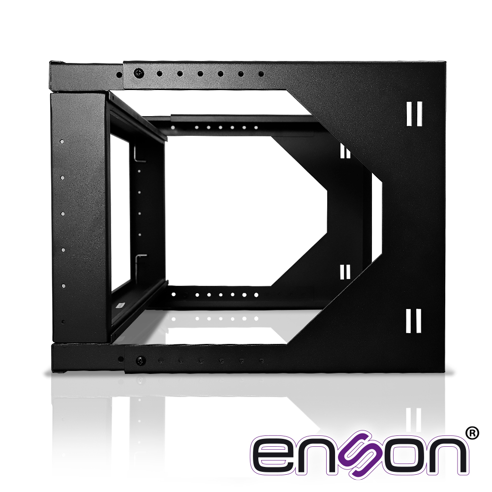 Rack Pared Enson Ens-rkgo6u 6UR Preparado Para Anclaje En Pared Ur Marcadas Marco De Rack Abatible Postes Para Tornillo 12-24 5/8 Capacidad De Carga 35 Kg Ideal Para Soluciones Donde El Espacio Es Reducido