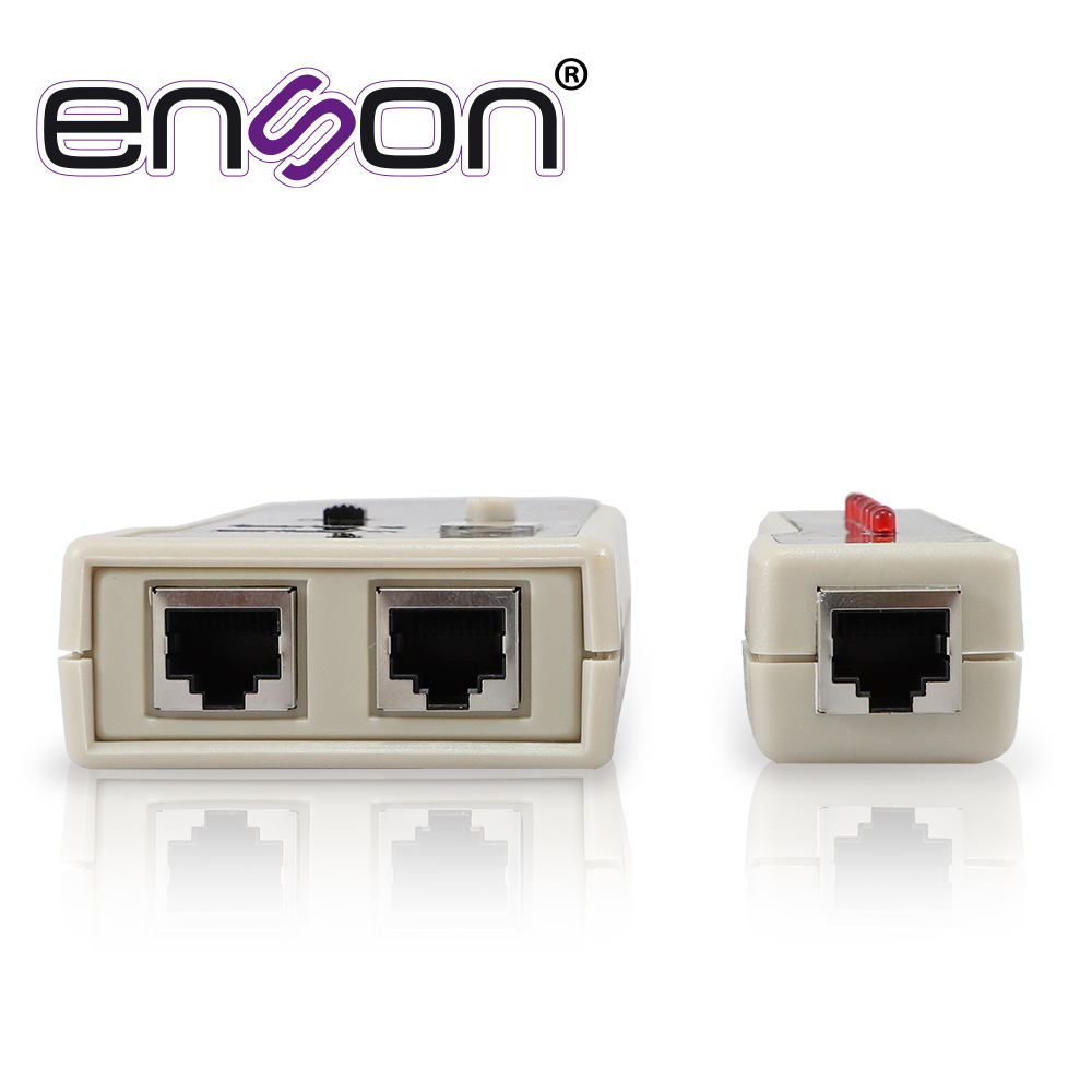Tester Para Cable De Red Enson Ens-teln2 Ideal Para Identificar Errores De Terminado Y Continuidad En Cables De Red Y Telefonico RJ45 Y Rj11, Y Tambien De Cable Bnc Rg59 Y Rg6