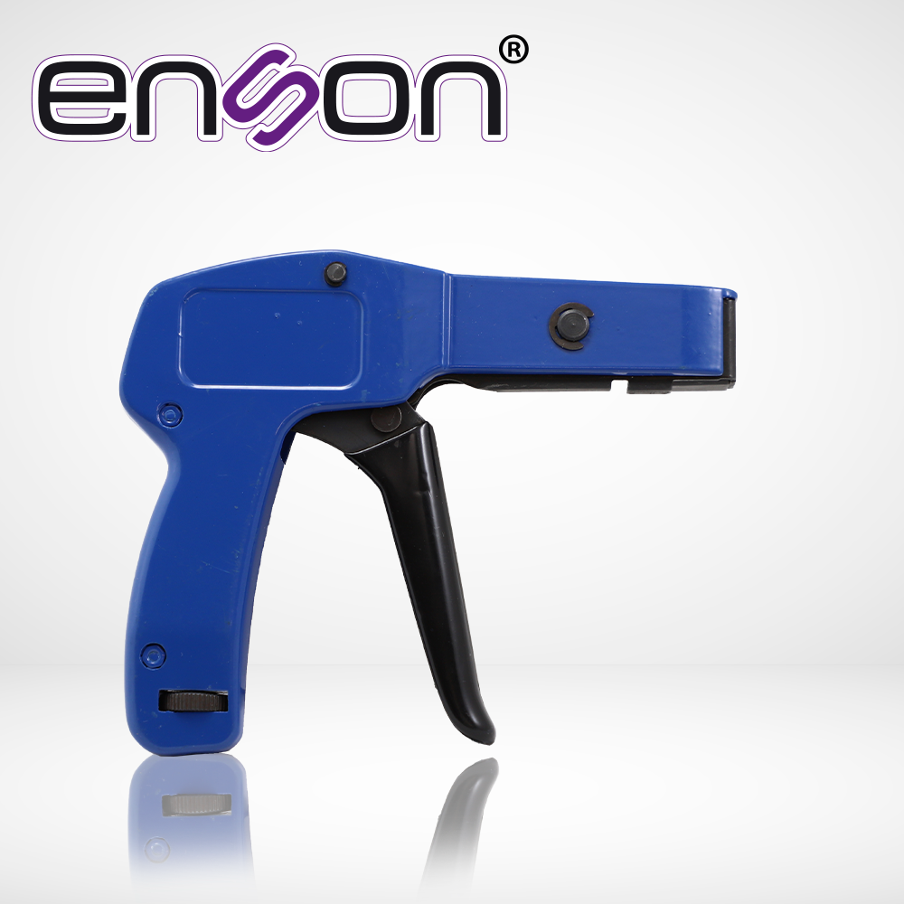 Pistola Tensora Y Cortadora Para Cincho De Nylon Enson Ens-tgun Soporta Cinchos De 2.4 A 4.8MM De Ancho 