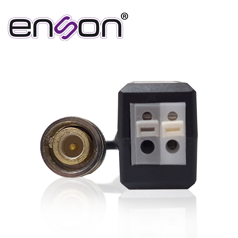 TRANSCEPTORES HD 2MP ENSON ENS-VT100 AHD/TVI/CVI PUSH-IN CON CONECTOR, AISLADOR DE RUIDO Y PROTECTOR DE VOLTAJE. CONECTOR 100% COBRE
