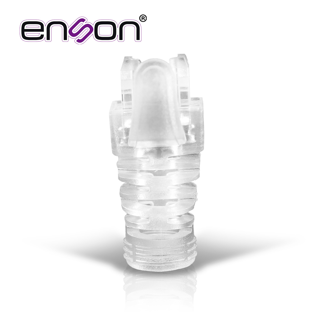 Bota Para Cable UTP Enson Epro-boot-cl Transparente Ideal Para El Terminado Y Cuidado Del Rematado, Compatible Con Cat5e/6/6a Y Con Plugs Enson Epro-plug