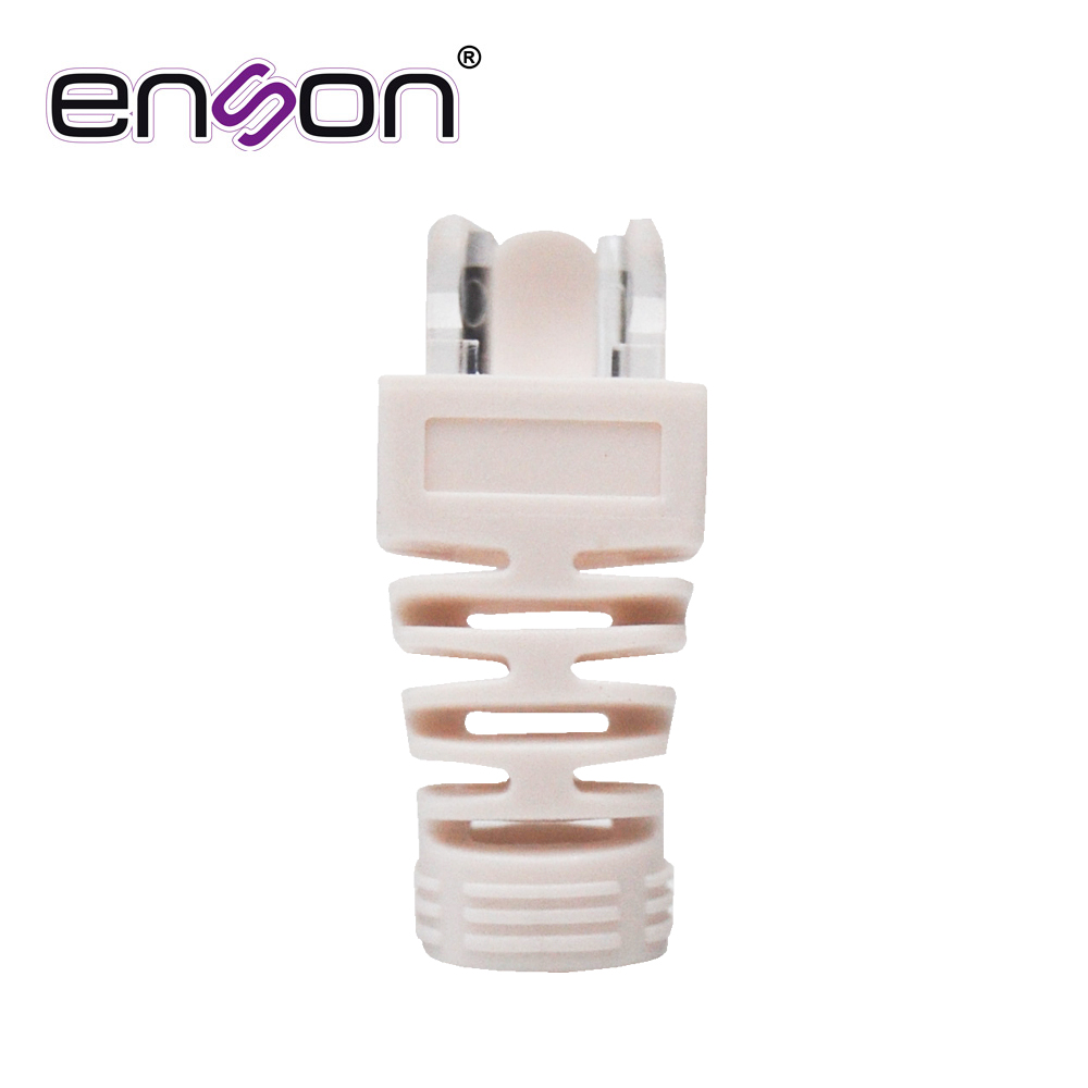 Bota Para Cable UTP Enson Epro-boot-wh Color Blanco Ideal Para El Terminado Y Cuidado Del Rematado, Compatible Con Cat5e/6/6a Y Con Plugs Enson Epro-plug