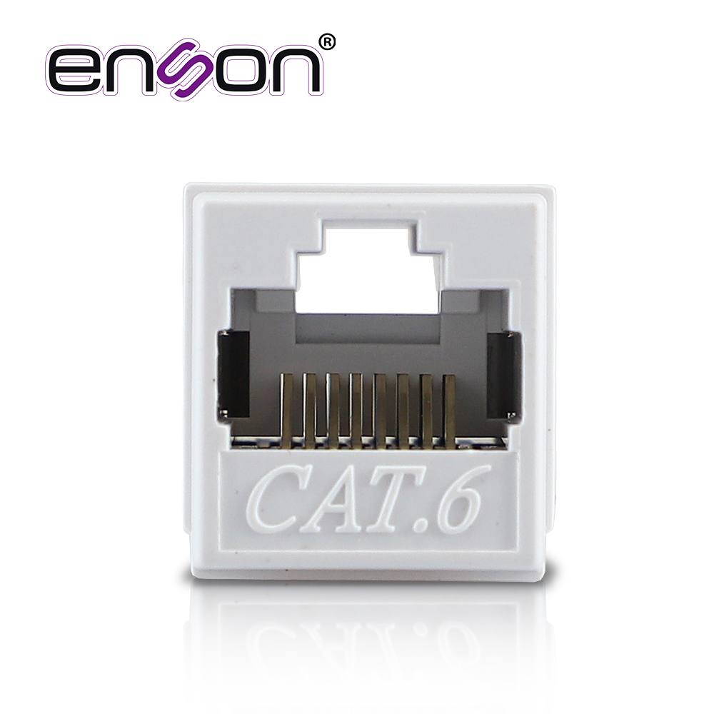 Cople RJ45 Enson Epro-cop6 Hembra-hembra CAT6 Ideal Para Unir De Dos Segmentos De Cable UTP Ya Terminados