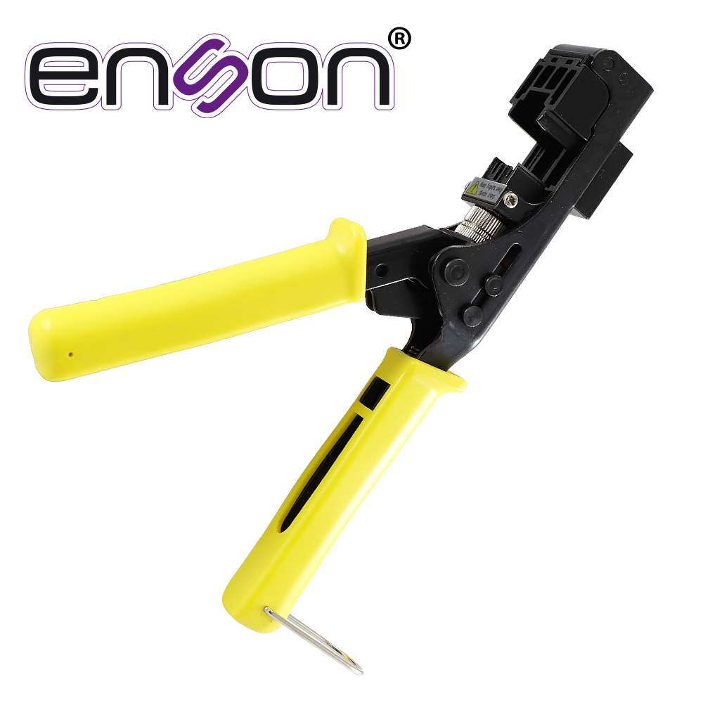 Pinza Rematadora Enson Epro-jacktool Serie Epro, Diseñada Para El Rematado Con Jack Facil Ponchado Serie Epro, Poncha Jacks Rj45, Cuenta Con Guillotina Que Corta El Exceso De Cable Utp, Lo Cual Agiliza Y Ahorra Tiempo En Proyectos
