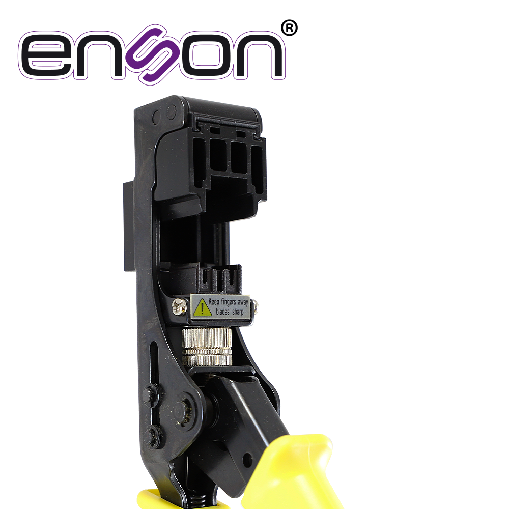 Pinza Rematadora Enson Epro-jacktool Serie Epro, Diseñada Para El Rematado Con Jack Facil Ponchado Serie Epro, Poncha Jacks Rj45, Cuenta Con Guillotina Que Corta El Exceso De Cable Utp, Lo Cual Agiliza Y Ahorra Tiempo En Proyectos