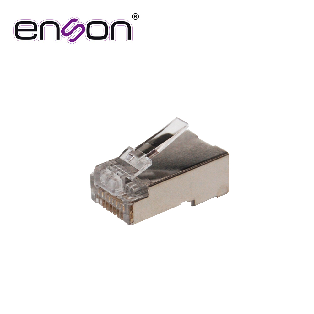Plug Facil Ponchado Blindado Enson Epro-splug6-50 Bote De 50 Pzs Para Cable UTP CAT6 Con Sistema De Paso De Cables Passtru Que Facilita El Ponchado De Cable UTP Ya Que Se Puede Identificar Errores De Manera Mas Facil, Requiere Uso De Pinzas Epro-plugtool