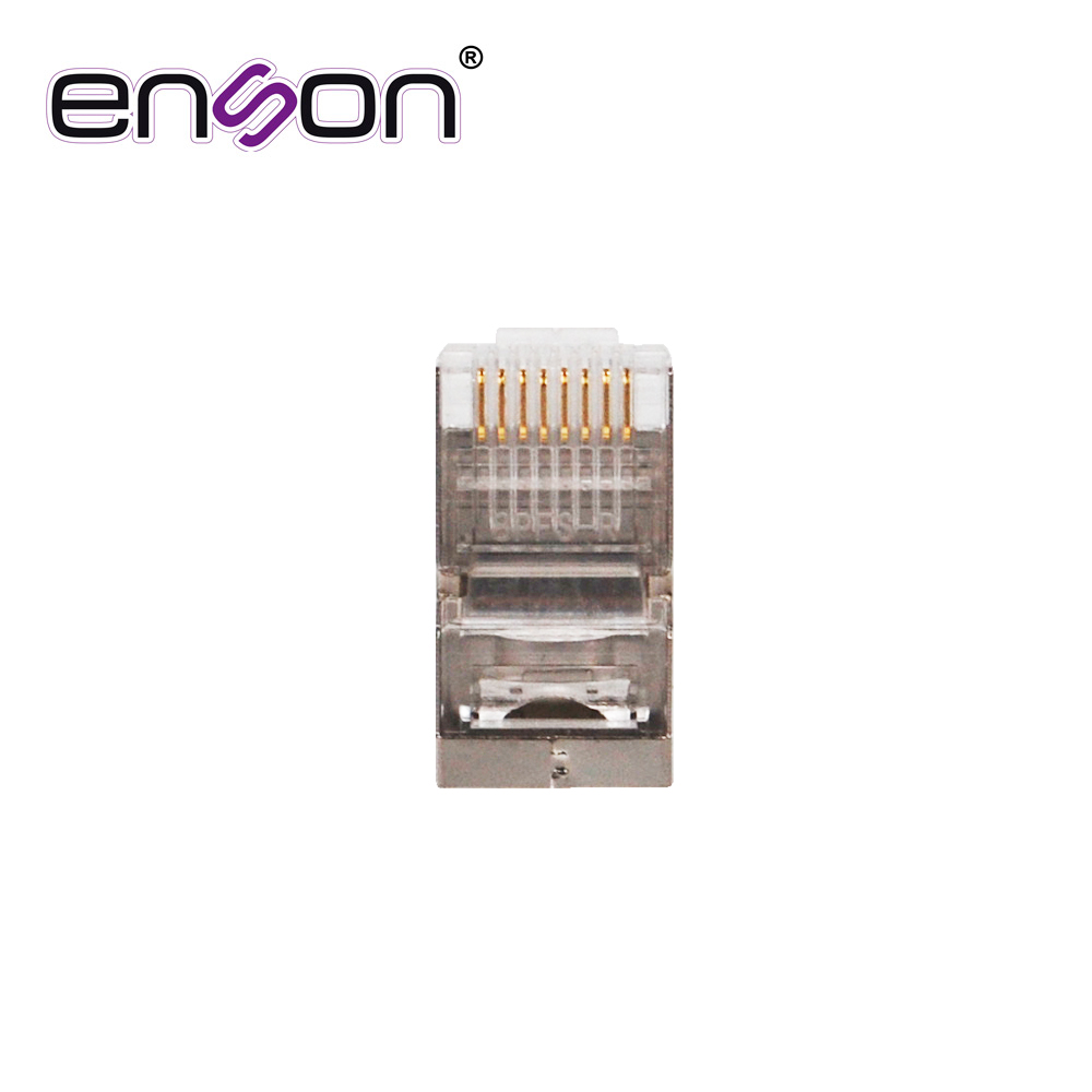 Plug Facil Ponchado Blindado Enson Epro-splug6-50 Bote De 50 Pzs Para Cable UTP CAT6 Con Sistema De Paso De Cables Passtru Que Facilita El Ponchado De Cable UTP Ya Que Se Puede Identificar Errores De Manera Mas Facil, Requiere Uso De Pinzas Epro-plugtool