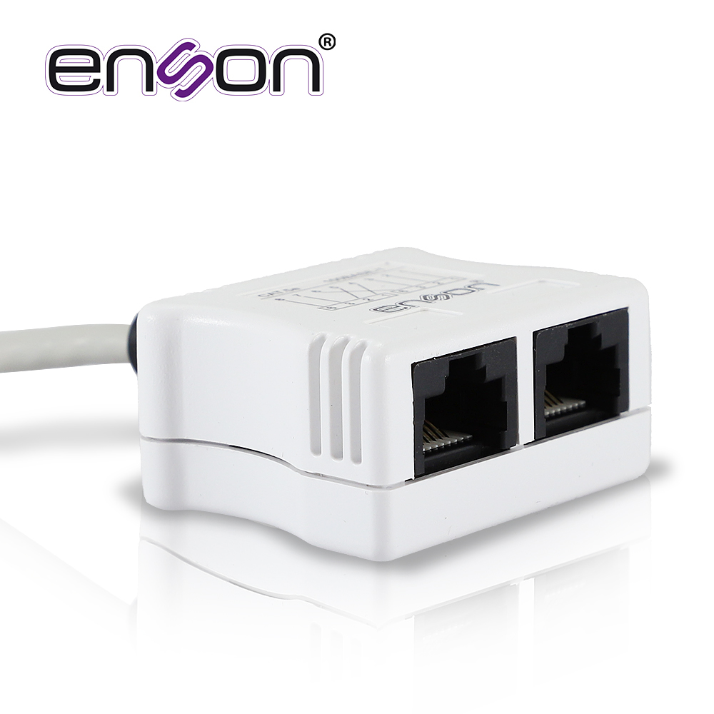 Modulo Duplexor Pasivo Enson Epro-t2 Soporta POE Trabaja En Par Ideal Para Enviar Dos Nodos De Red A Traves De Un Sol0o Cable UTP Trabaja Con Cat5e Y CAT6
