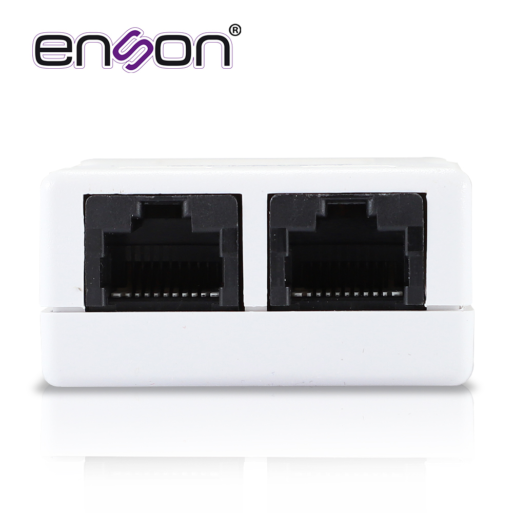 Modulo Duplexor Pasivo Enson Epro-t2 Soporta POE Trabaja En Par Ideal Para Enviar Dos Nodos De Red A Traves De Un Sol0o Cable UTP Trabaja Con Cat5e Y CAT6