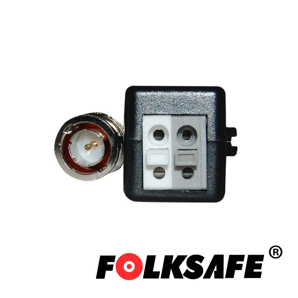 Transceptor HD Folksafe Fs-hdp4100c(medidas 35.1 X 16.7 X 18.7MM) Transmisor/receptor De Video Pasivo 1CH Tipo Push-in, Distancia Maxima De 320MTS De Cableado Para Video AHD 1.3MP, 180MTS 5MP Ahd, Compatible Con Todas Las Marcas De Camaras Con Formato Hd-tvi / CVI / AHD / Cvbs. 720P / 960P / 1080P / 3MP / 4MP / 5MP / 4K(CONSULTAR Tabla De Distancia De Transmision), Cuenta Con Proteccion De Descargas De 2KV En Entrada/salida De Video.