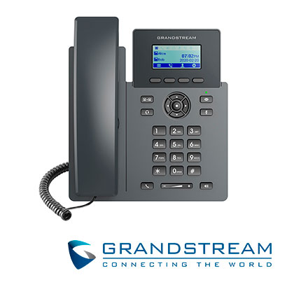 TELEFONO IP GRADO CARRIER GRANDSTREAM GRP2601 / 2 CUENTAS SIP /  2 LINEAS / PANTALLA LCD  / CONFERENCIA DE 5 VIAS /2 PUERTOS 10/100MBPS / GESTION Y APROVISIONAMIENTO GDMS / ALIMENTACION 5VDC/0.6A