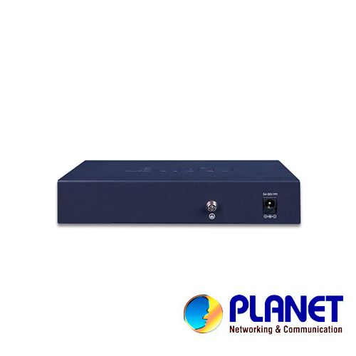 SWITCH NO ADMINISTRABLE / PLANET GSD-604HP / 6 PUERTOS RJ45 10/100/1000 MBPS / 4 PUERTOS POE 802.3AT/AF (PUERTOS 1 – 4) / SIN VENTILADOR / 67W DE CONSUMO / RECINTO DE METAL / DIP SWITCH (VLAN, ESTANDAR Y EXTENDIDO).