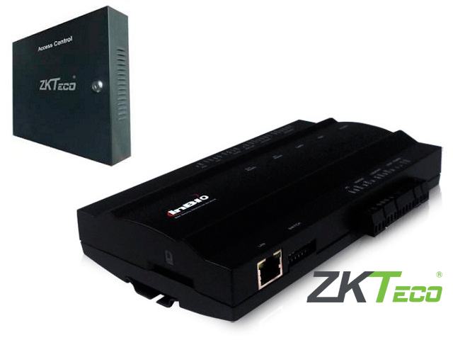 PANEL DE CONTROL DE ACCESO AVANZADO ZKTECO INBIO160BOX KIT GABINETE Y FUENTE 1PUERTAS/2LECTORAS/3000HUELLAS/30,000TARJETAS/100,000REGISTROS TCPIP/RS485/1INOUTAUX COMPATIBLE CON LECTORAS SERIE KR Y FR