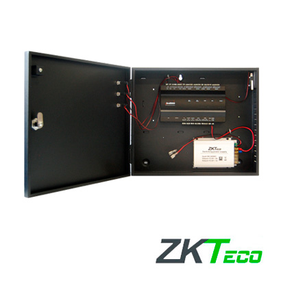 Panel De Control De Acceso Avanzado Zkteco Inbio260box Kit Gabinete Y Fuente 2PUERTAS/4LECTORAS/3000HUELLAS/30,000TARJETAS/100,000REGISTROS Tcpip/rs485/2inoutaux Compatible Con Lectoras Serie Kr Y Fr Software Compatible Zkbio Cvaccess Sin Costo