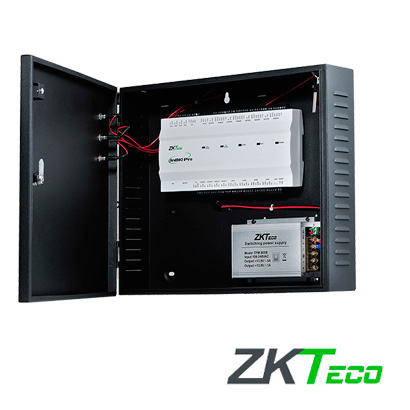 PANEL DE CONTROL DE ACCESO AVANZADO GREENLABEL ZKTECO INBIO460PROBOX KIT GABINETE Y FUENTE 4PUERTAS/8LECTORAS/20,000HUELLAS/60,000TARJETAS/100,00 REGISTROS TCPIP/RS485/ 4INAUX/4OUTAUX COMPATIBLECONLECTORASKR502E/KR502E RS/KR503E/FR1200/FR1300/FR1500/FR1500-WP COMPATIBLESOFTWAREZKBIOSECURITYMODULOACCESO INTERIOR