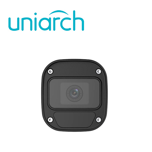 Camara IP Bullet Uniarch Ipc-b125-apf28 Uniarch / 5MP/ Ultra 265 / Lente 2.8 Mm / Ip67 / Dwdr / Microfono Integrado / Digital Defog / IR 30M / POE / 12 Vcd