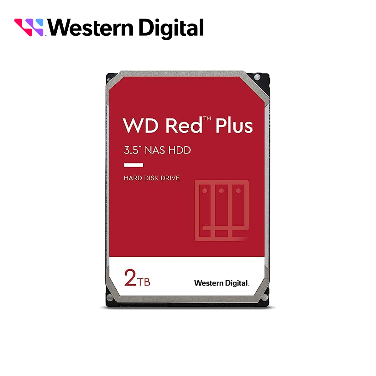 DD DISCO DURO WD20EFPX WD RED PLUS 3.5 SATA 2TB CACHE 64MB 5400RMP ESPECIAL PARA ALMACENAMIENTO Y NAS
