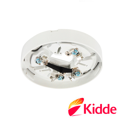 BASE ESTANDAR KIDDE KI-SB COMPATIBLE CON TODOS LOS DETECTORES DE LA SERIE KI, ESTE DISPOSITIVO PROPORCIONA TERMINALES DE CABLEADO PARA LA INTEGRACION DEL DETECTOR A LOS PANELES DE LA SERIE VS DE KIDDE