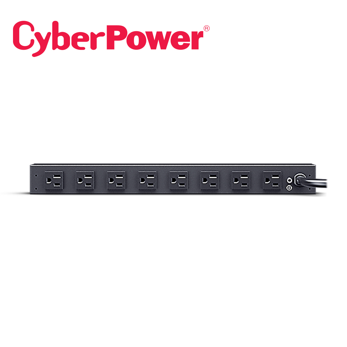 Pdu Cyberpower Pdu15b2f8r Basico Para Distribucion De Energia 10 Contactos Nema 5-15R 1UR 15 Amp 120 Vca