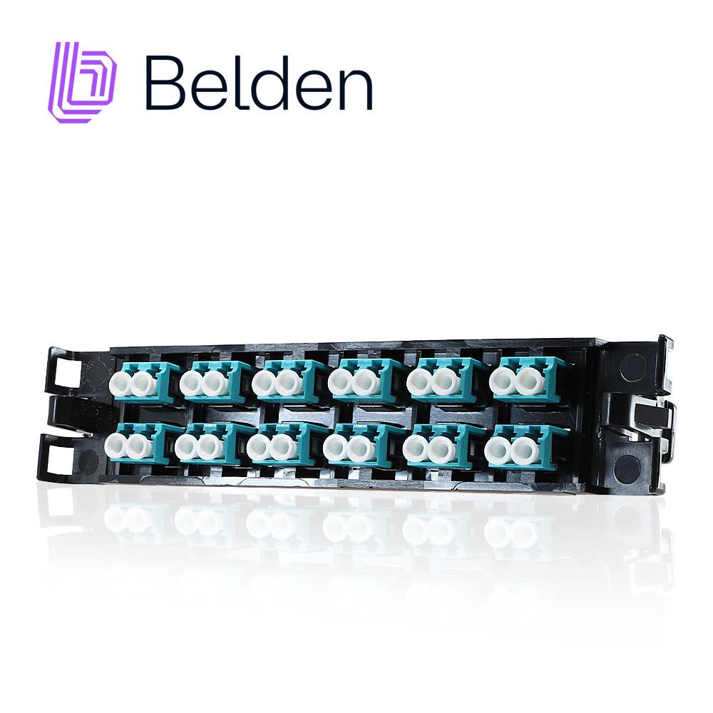 Frame Fx Ecx Multimodo Belden Ff3x12ld / Om3 / Aqua / Lc Duplex / 12 Puertos