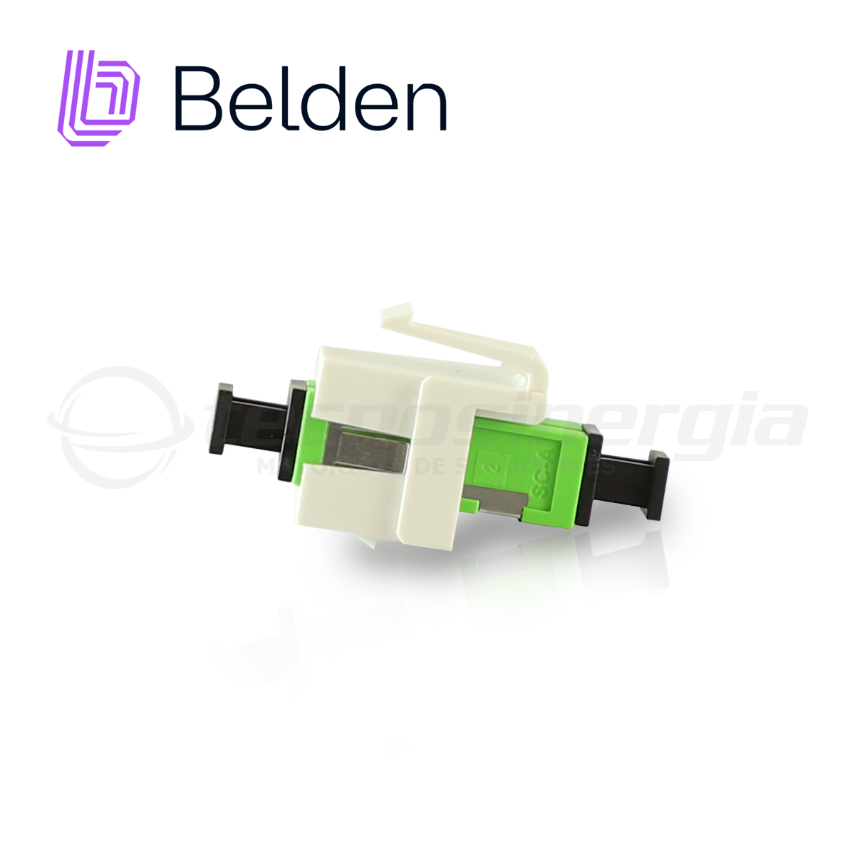 MÓDULO DE FIBRA AX105374-EW BELDEN KEYCONNECT SC APC SIMPLEX (VERDE)