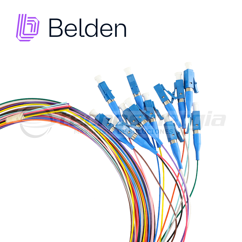 Kit Pigtail Fibra Belden Ftslc900pr12 Monomodo Lc Simplex Os2 Incluye 12PZAS
