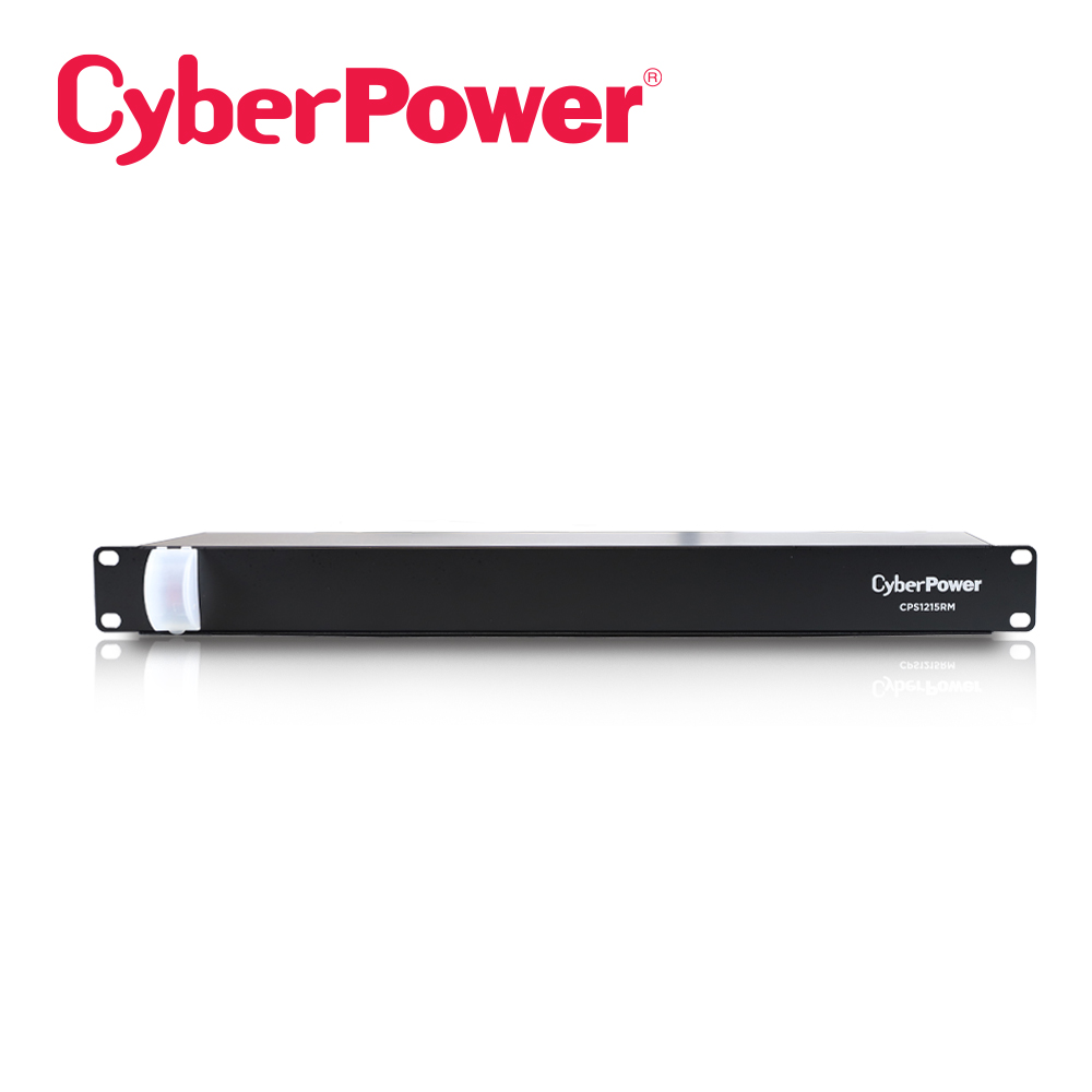PDU CYBERPOWER CP1215RM BASICO PARA DISTRIBUCION DE ENERGIA 10 CONTACTOS NEMA 5-15R 1UR 15 AMP 120 VCA
