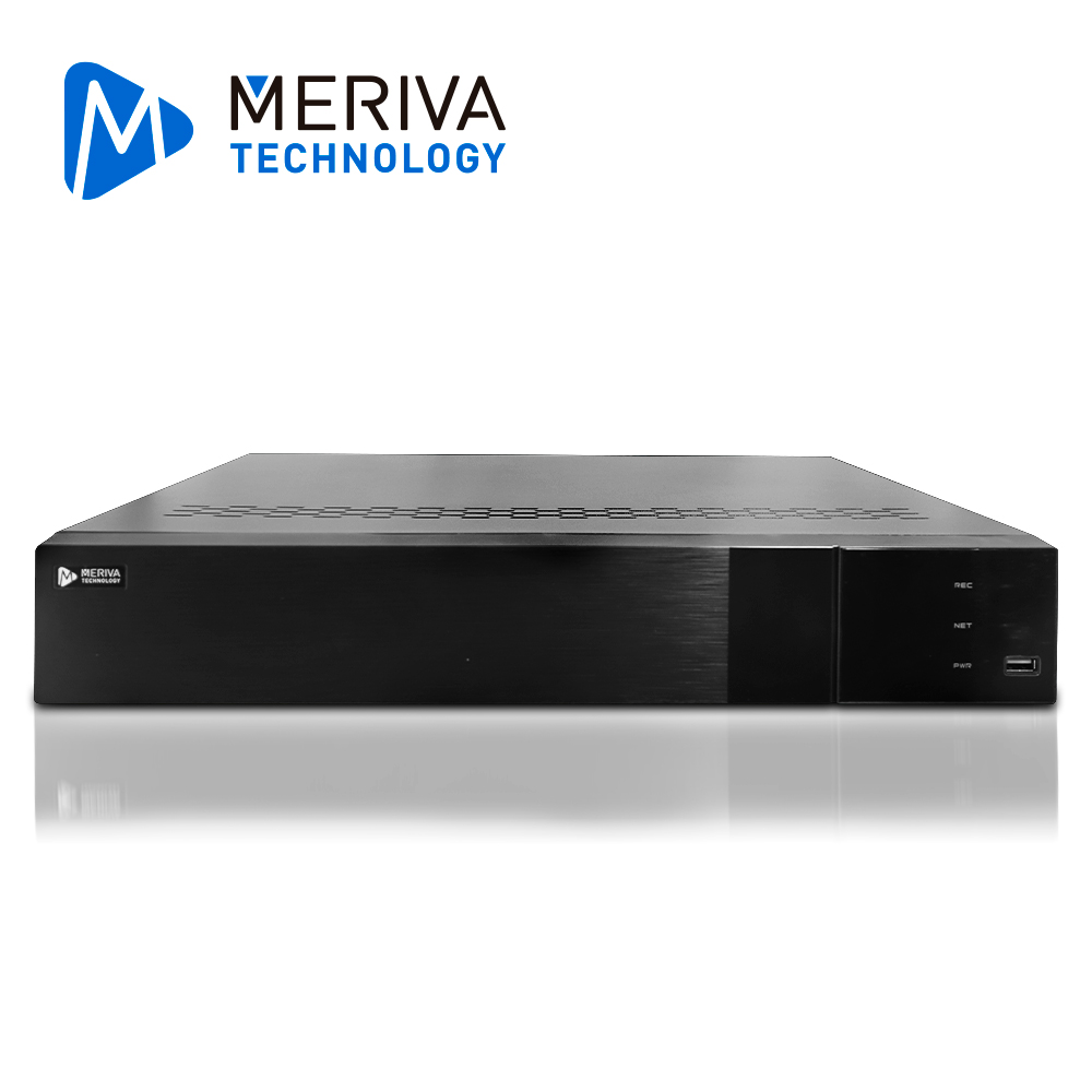 DVR Meriva Technology Mxvr-6432a HD H.265 40 Canales 5MP Penta Hibrido 32CH Bnc / 8CH IP / Salida HDMI (1080p) + 1 VGA + 1 Bnc Simultanea / Audio Aoc (audio Por Coaxial) 32CH Bnc + 16 Entradas Y 1 Salida Rca / Alarma 16 Entradas - 4 Salida Coc / P2p-cloud / So N9000 / Ahd-tvi-cvi-960h-ip / 4 Hdd
