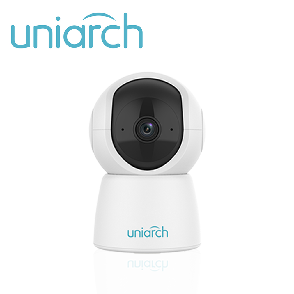 CAMARA IP MINI PT WIFI UNIARCH UHO-S2E-M3 / 3MP / ULTRA 265 / DC 5V/1A / DWDR / LENTE FIJO DE 4.0 MM / IR HASTA 10M / MICROFONO Y ALTAVOZ INTEGRADOS / HUMAN BODY DETECTION / AUTOTRACKING / DETECCION DE AUDIO / DETECCION DE MOVIMIENTO / RANURA PARA MICRO SD HASTA 256 GB / IP66