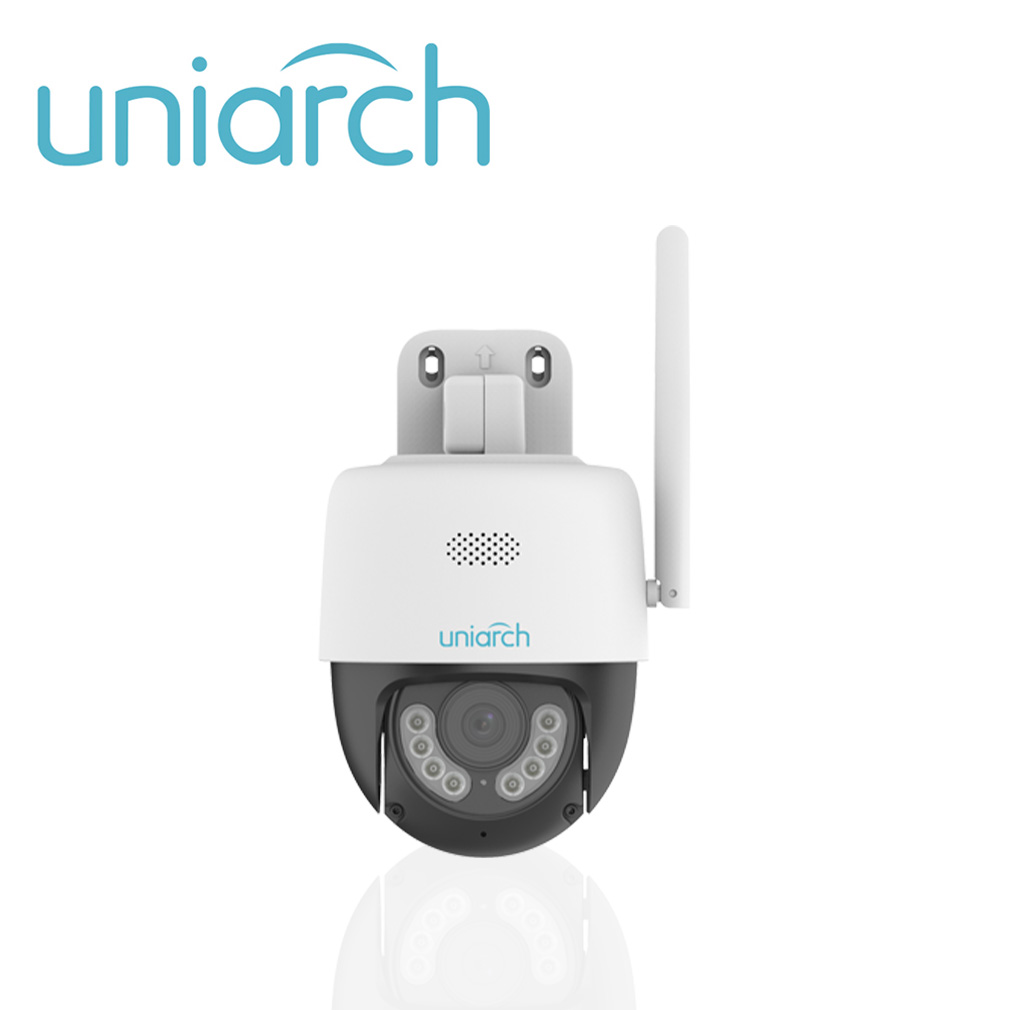 CAMARA IP MINI PT WIFI UNIARCH UHO-P1A-M3F4D / 3MP / ULTRA 265 / DC 12V / DWDR / LENTE FIJO DE 4.0 MM / IR DUAL (IR HASTA 30M / LUZ CALIDA 30M) / MICROFONO Y ALTAVOZ INTEGRADO / HUMAN BODY DETECTION / AUTOTRACKING / DETECCION DE AUDIO / INTERIOR / EXTERIOR / IP66