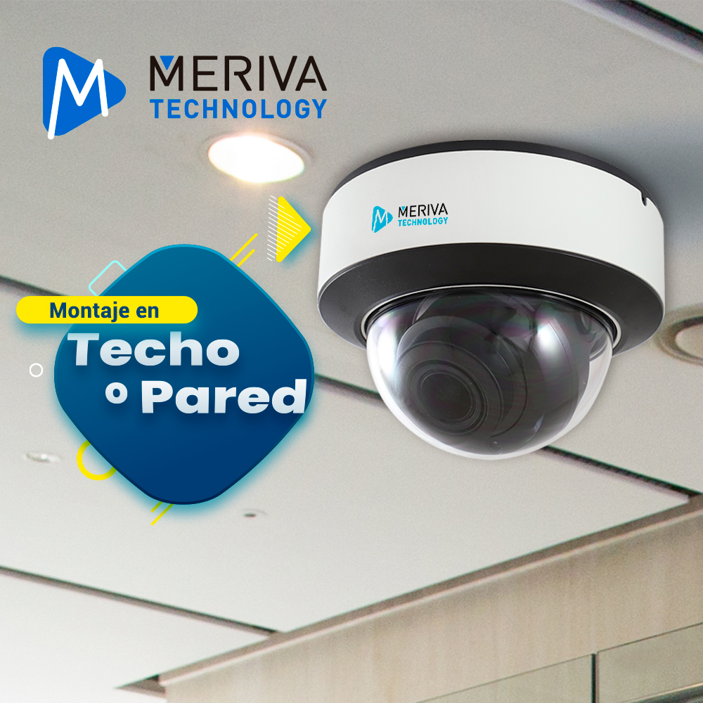 CAMARA IP DOMO MERIVA TECHNOLOGY MVD-EB200ZA / 2 MP / H.265+ / LENTE MOTORIZADO  2.8 - 12MM / 30 - 50M IR / IP67 / IK10 / METALICA / 12 VCD / POE / SOPORTA MICRO SD HASTA 256 GB (NO INCLUIDA) / 1 ENTRADA + 1 SALIDA DE AUDIO / 1 ENTRADA + 1 SALIDA DE ALARMA / MICROFONO INTEGRADO / SALIDA BNC / MIA 2.0 / ONVIF / DETECCION FACIAL- CRUCE POR AREA O LINEA
