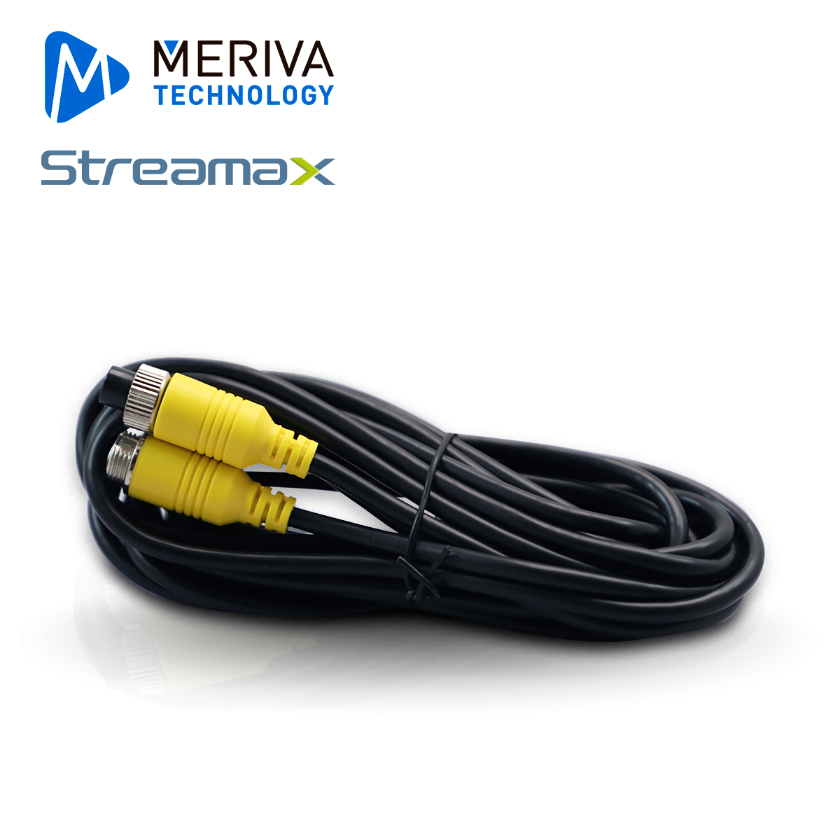 Cable Din De Aviacion Serie Eco Meriva Technology Mcbeip50 / 6 Pines / 5 Metros / Compatible Con Camaras IP