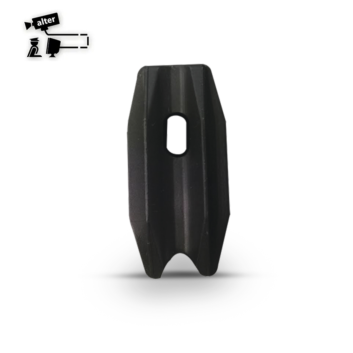 Aislador De Esquina Para Poste De 1/2 O 3/4PULGADA Color Negro Para Cercas Electrificadas. Alter Alt-ais3 Venta Por Pieza