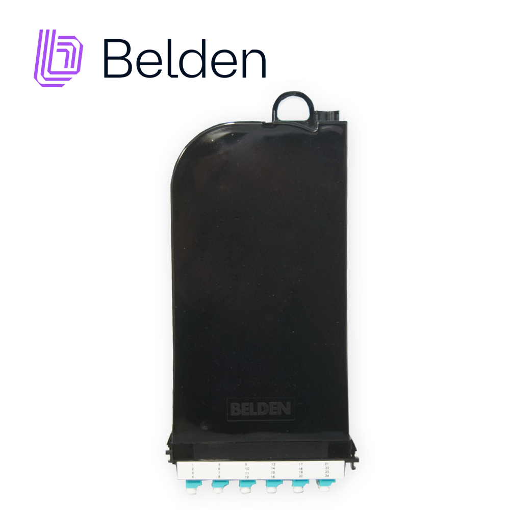CASSETTE FX UHD BELDEN MULTIMODO FC3H12LDFS / OM3 / AQUA / LC DUPLEX / 12 PUERTOS