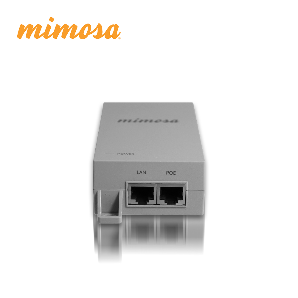 Inyector POE Gigabit Mimosa 50V 1.2A 60W Para Radios B5x,a5c-ef, C5c,a5x (no Incluye Cable De Corriente) (3 Meses De Garantia)