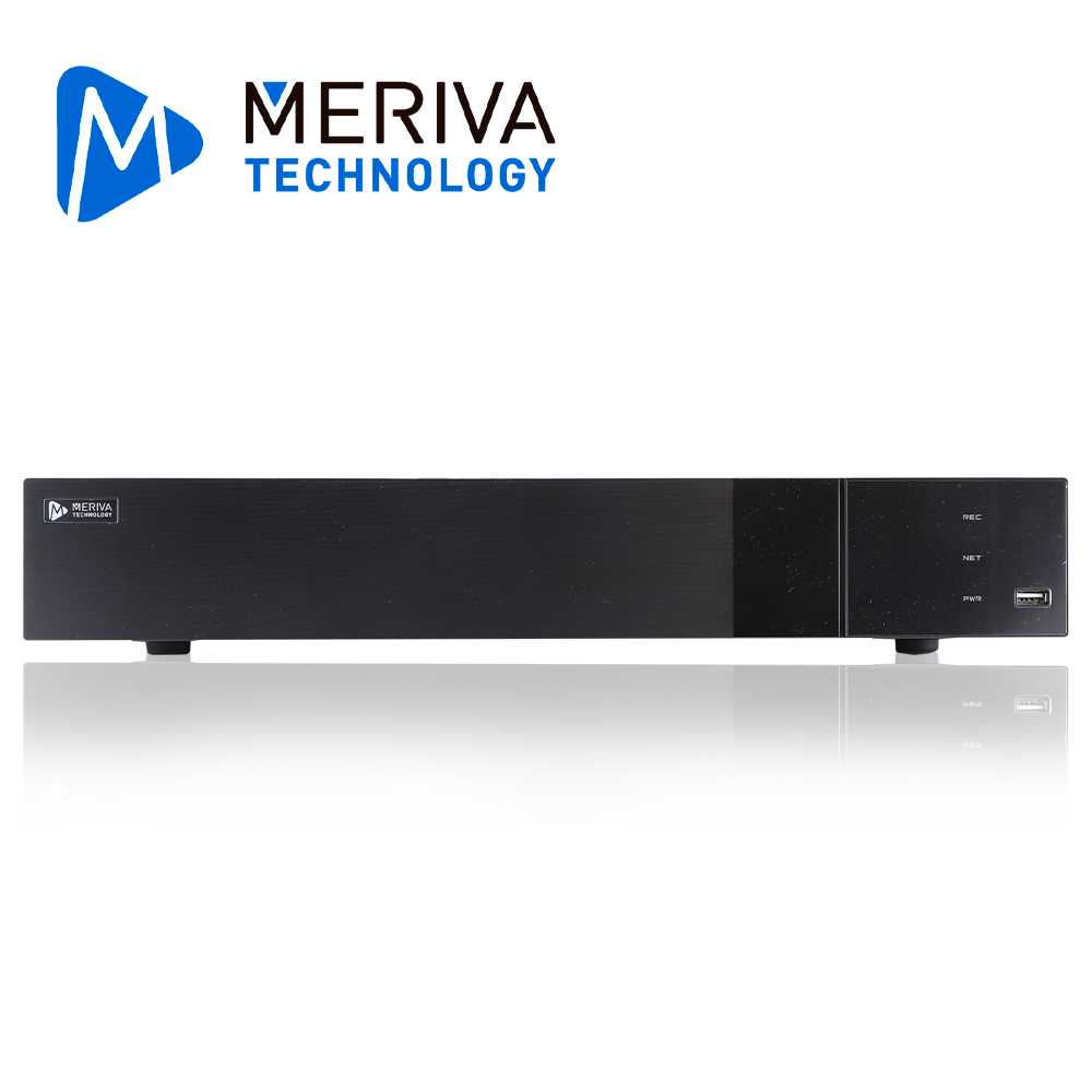 NVR 32 CH IP 4K MERIVA TECHNOLOGY MAIN-3216A / 16 PUERTOS POE / ONVIF / RECONOCIMIENTO FACIAL / LPR / MIA 2.0 INTELIGENCIA ARTIFICIAL / 2 SALIDA HDMI 4K + 1 VGA SIMULTANEAS / 4 HDD / H.265 SMART / P2P CLOUD N9000 / FACE TRACKING / CONTROL DE ACCESO Y ASISTENCIA FACIAL / 1 ENTRADA + SALIDA DE ALARMA / SOPORTA SMARTSEARCH BASADO EN ACUSEARCH 