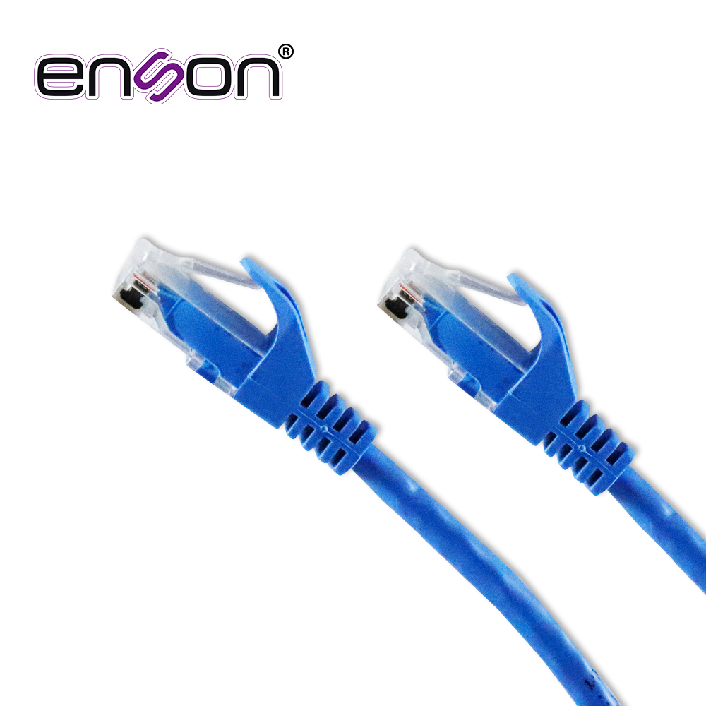PATCHCORD UTP ENSON P6A021L CAT6A 210CM AZUL SERIE EPRO 100-II 100 POR CIENTO COBRE PARA MEJOR IDENTIFICACION DE SOLUCIONES EN RACKS Y GABINETES