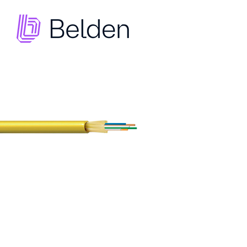Fibra Optica Belden Fisd006r9 / Interior / Amarillo / Os2 / 6 Hilos / Forro Pvc / Ofnr / Bobina / 3,280 Pies 1,000 Metros