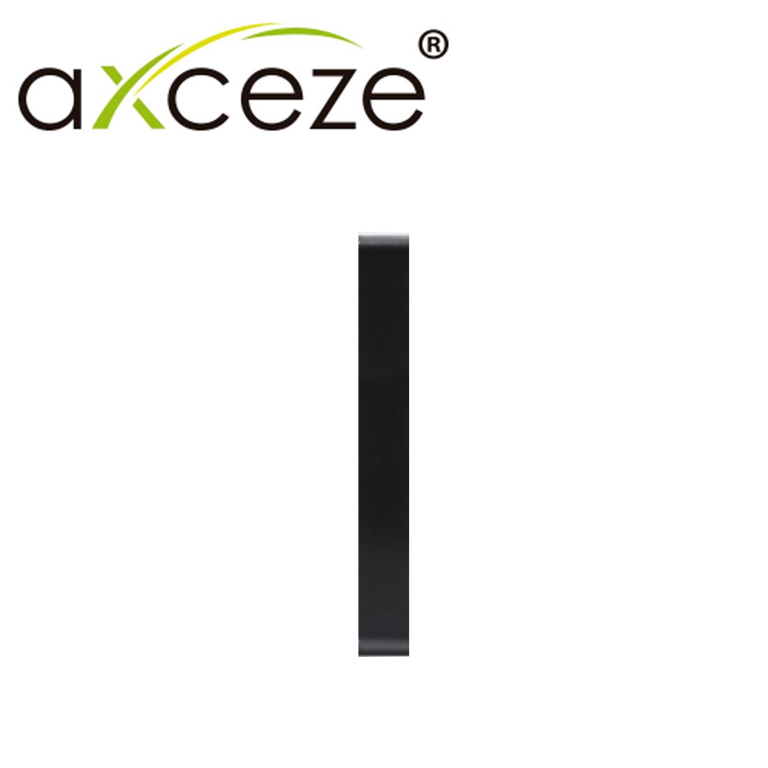 BOTON DE SALIDA SIN CONTACTO AX-B100 AXCEZE FORMATO VERTICAL CUBIERTA PLASTICA COLOR NEGRO LED INDICADOR DE ESTADO DISTANCIA DE DETECCION  AJUSTABLE ENTRE 5 Y 20 CM EQUIPADO CON RETARDO DE APERTURA AJUSTABLE
