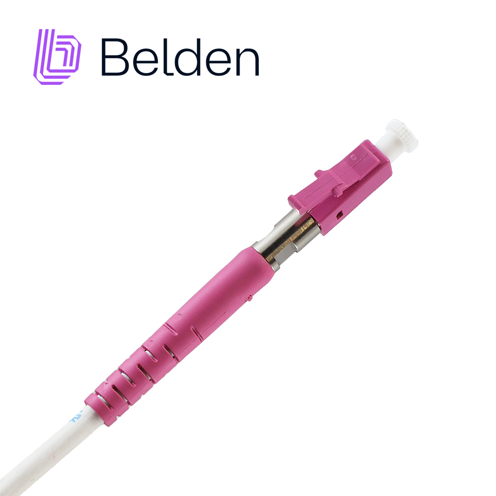 Conector Pigtail Multimodoo Belden Ft4lc2mmps01 / Om4 / Erika Violeta / Lc Simplex / 2 Metros