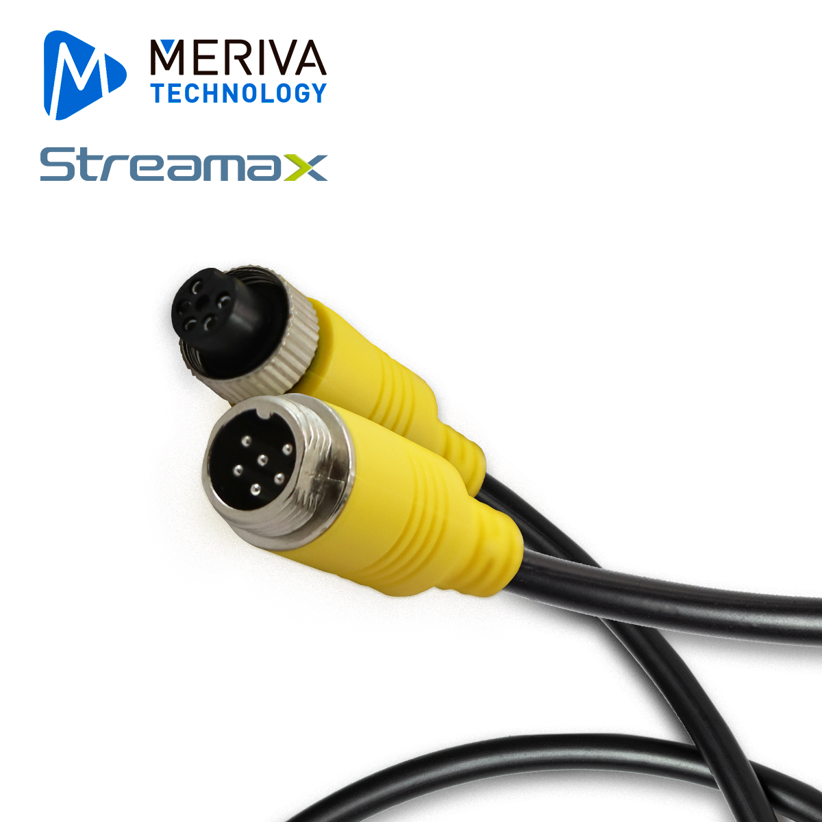Cable Din De Aviacion Serie Eco Meriva Technology Mcbeip1150 / 6 Pines / 15 Metros / Compatible Con Camaras IP