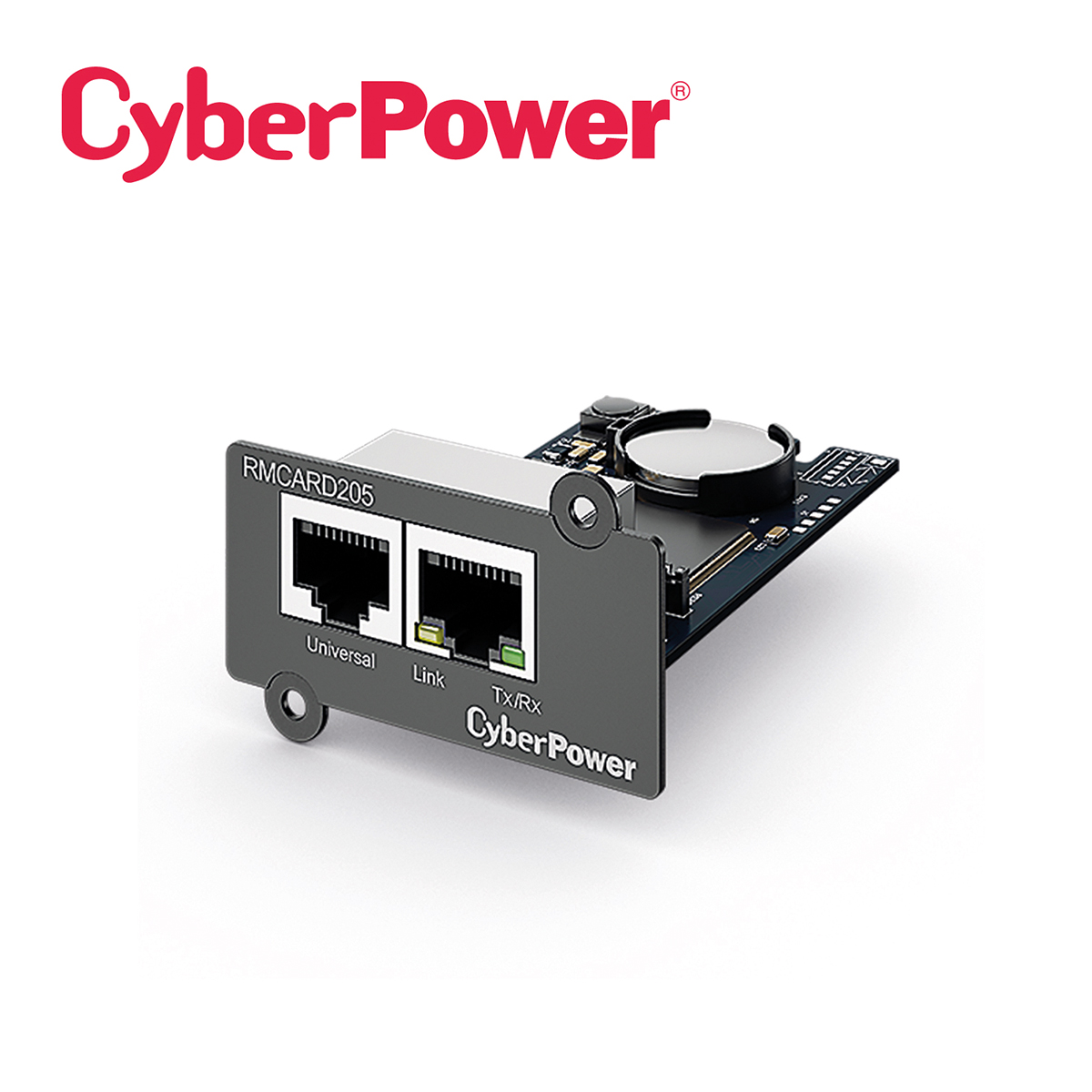 TARJETA DE ADMINISTRACION REMOTA RMCARD205 COMPATIBLE CON UPS/PDU CYBERPOWER SERIES OL/OLS/PR/OR500LCDRM1U/OR1000LCDRM1U/OR2200LCDRT2U/CP1500PFCLCDA/PDU15SW10ATNET.