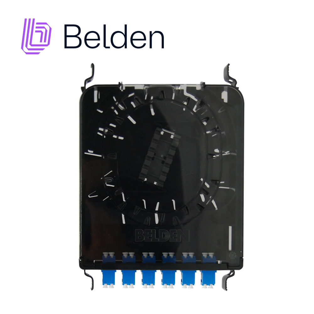 Cassette Fx Ecx Belden Monomodo Fcsx06ldfs / Os2 / Azul / Lc Duplex / 6 Puertos