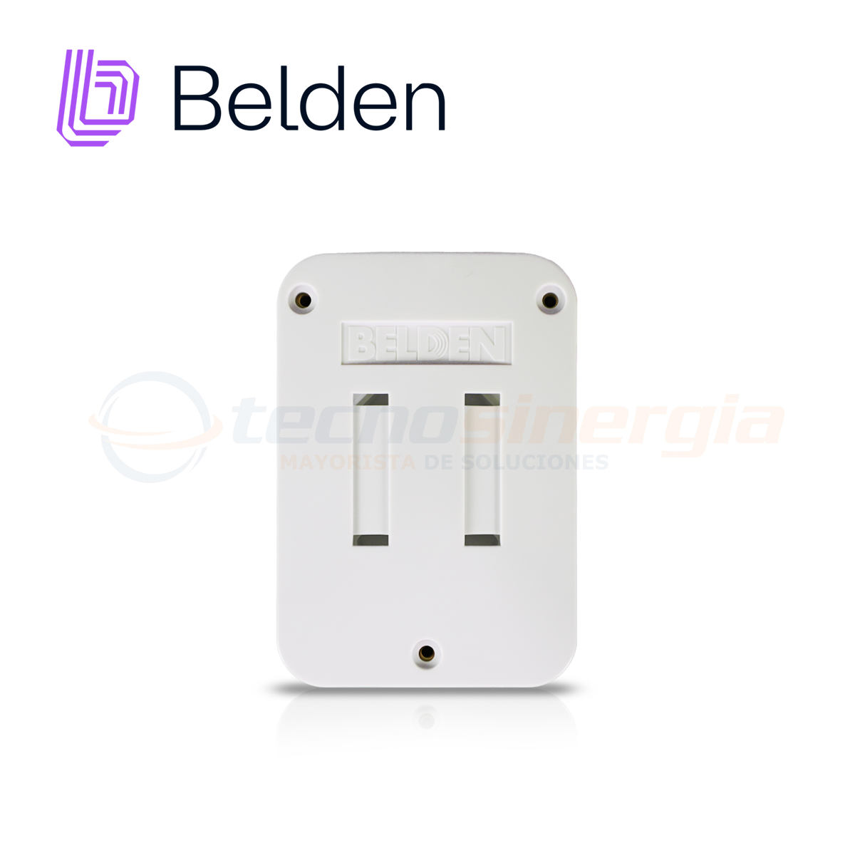 CAJA DE MEDIOS AX106512 6 PUERTOS KEYCONNECT BLANCO