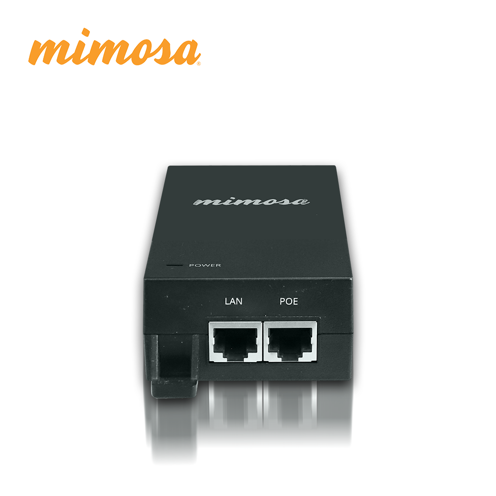 Inyector POE Gigabit Mimosa 24V 30W Para Radios C6x C5c-ef C5x-ip67 Y A5x-ef (no Incluye Cable De Corriente) (3 Meses De Garantia)