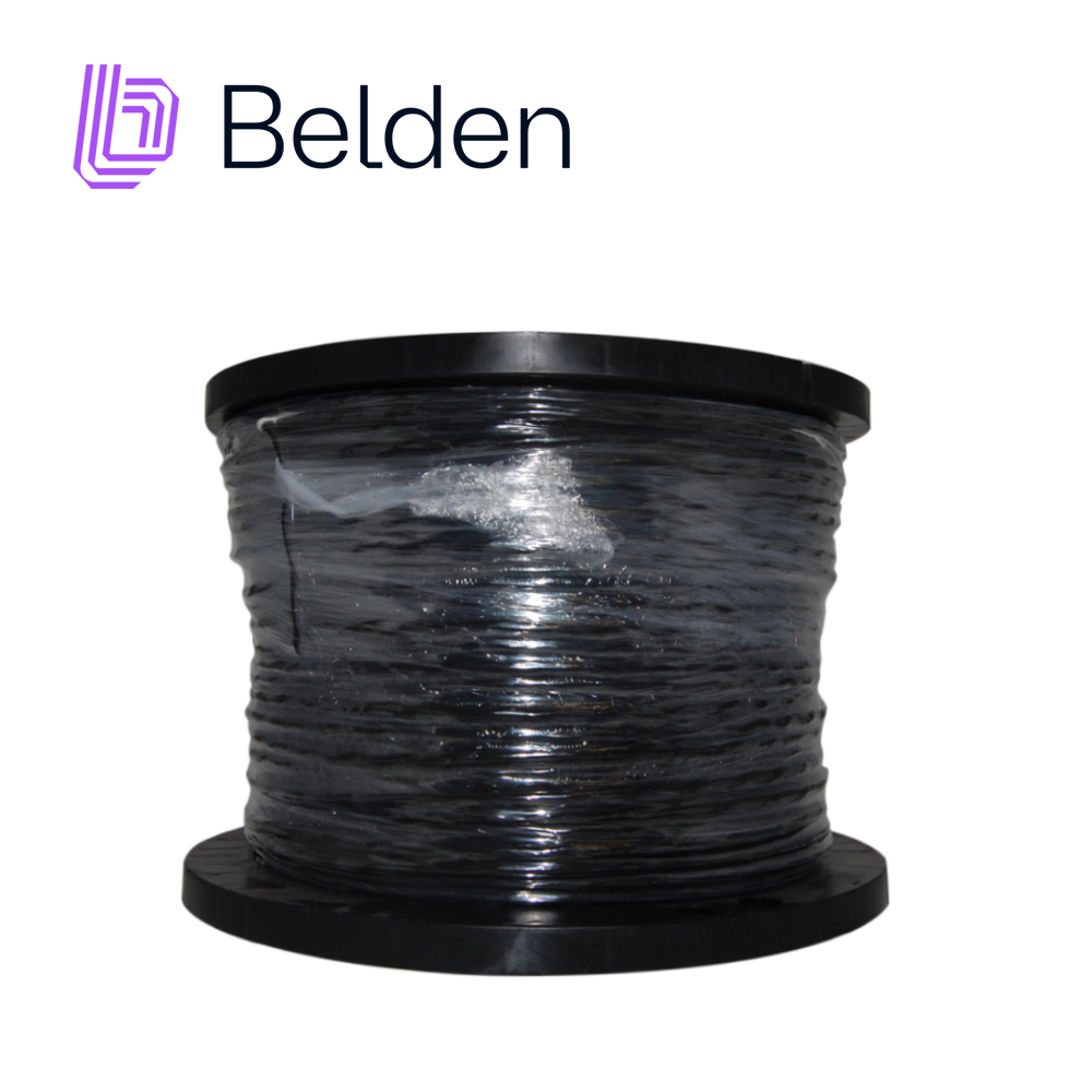 Cable Para Altavoz Belden 1309A 0101000 / Interior/exterior / Negro / 2 Conductores / 14 Awg / Multifilar / Forro Pvc / Cm / Flexible / Bobina / 1,000 Pies 305 Metros