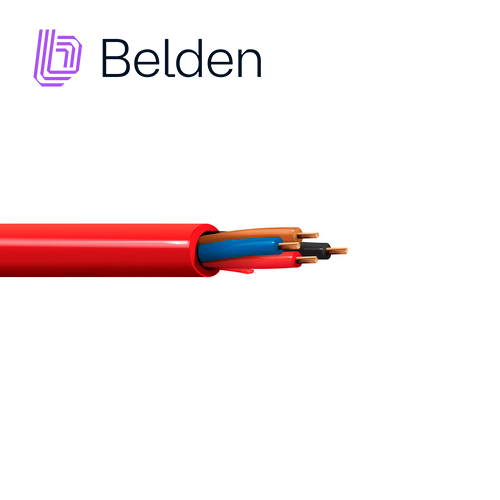Cable De Alarma Contra Incendios Belden 5302UL 002U1000 / Interior / Rojo / 4 Conductores / 18 Awg / Solido / Forro Pvc / Cmr - Fplr / En Caja / 1,000 Pies 305 Metros