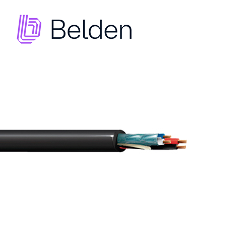Cable De Iluminacion Y Automatizacion Belden 1392A 0101000 / Interior / Negro / 2 Conductores 18 Awg (alimentacion) No Blindado + 2 Conductores 22 Awg (datos) Blindado / Forro Pvc / Cmr / Bobina / 1,000 Pies 305 Metros
